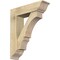 Ekena Millwork Balboa Traditional Rough Sawn Bracket w/ Offset Brace, Douglas Fir, 8"W x 30"D x 36"H BKT0806X30X36BOA01RDF - alternate 1